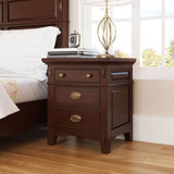 Wood Bedside 