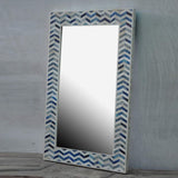 Handmade Blue Bone Inlay Mirror Furniture