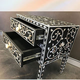 Handmade MOP Inlay Bed Side Furniture