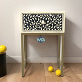 Handmade Bone Inlay Bedside Furniture