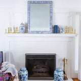 Handmade Blue Bone Inlay Mirror Furniture