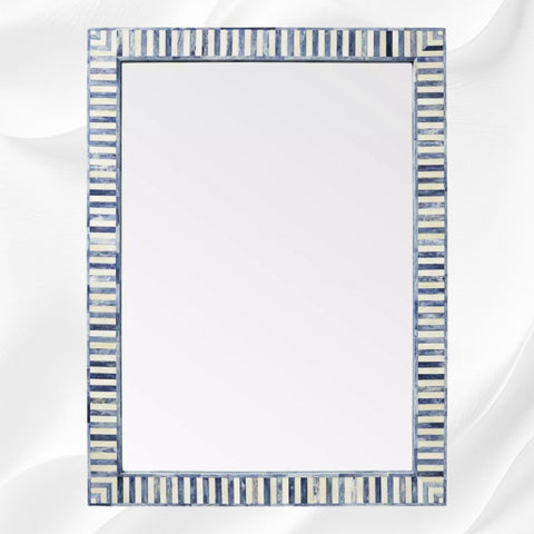 Handmade Blue Bone Inlay Mirror Furniture