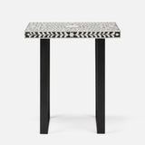 Handmade Bone Inlay End Table Furniture