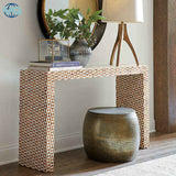 Bone Inlay Console Table