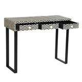 Bone Inlay Console Table