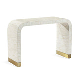 Bone Inlay Waterfall Console