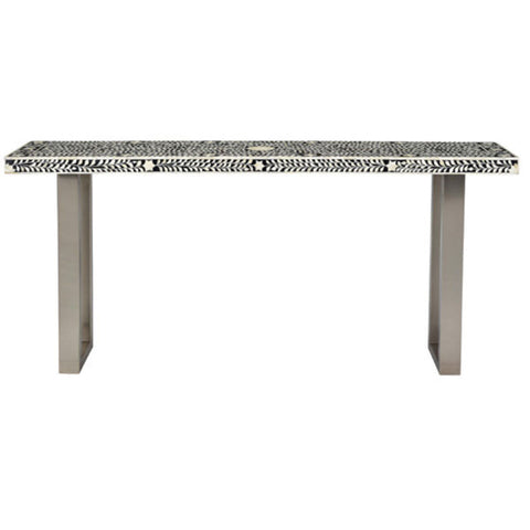 Handmade Bone Inlay Console Table Furniture