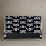 Handmade Bone Inlay Bed & Headboard Furniture