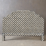 Handmade Bone Inlay Bed & Headboard Furniture