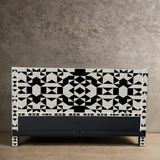 Handmade Bone Inlay Bed & Headboard Furniture