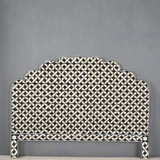 Handmade Bone Inlay Bed & Headboard Furniture