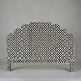 Handmade Bone Inlay Bed & Headboard Furniture