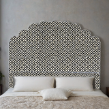 Handmade Bone Inlay Bed & Headboard Furniture