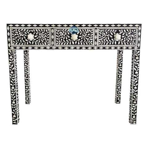 Handmade Bone Inlay Console Table Furniture