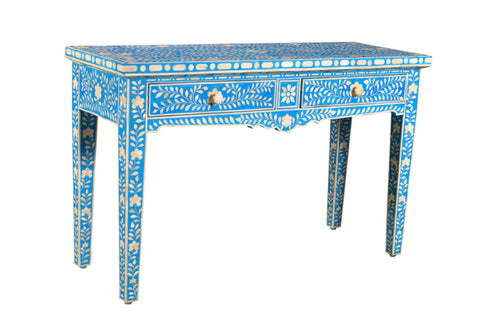 Bone Inlay Console Table 