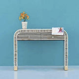 Bone Inlay Console Table 