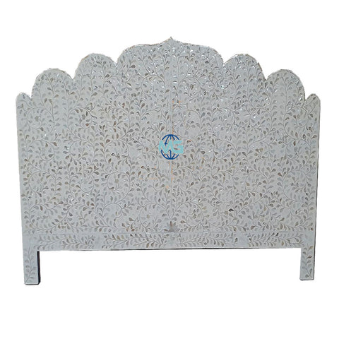 Handmade Mother of Pearl Bed & Headboard Furniture