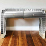 Bone Inlay Console Table 