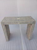 Bone Inlay Console Table