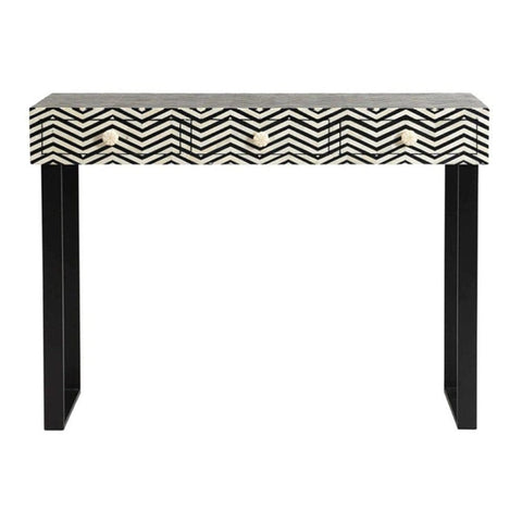 Bone Inlay Console Table