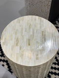 Handmade Bone Inlay End Table Furniture