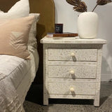 Bone Inlay Bedside