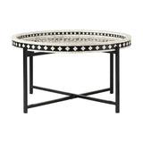 Handmade Bone Inlay Coffee Table Furniture