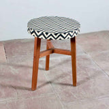 Bone Inlay End Table