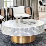 Bone Inlay Coffee Table