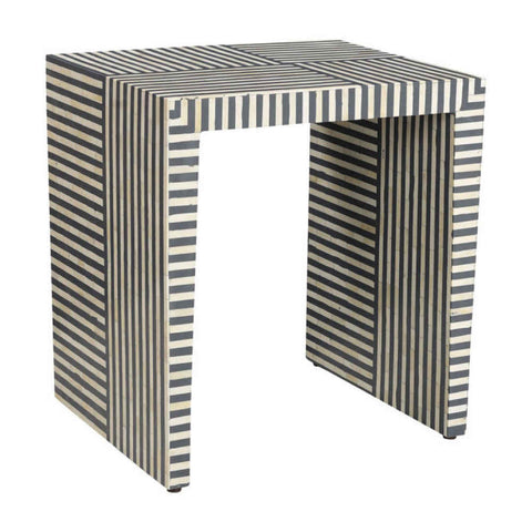  Bone Inlay End Table