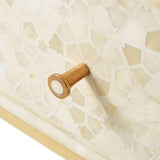 Handmade Bone Inlay Bedside Furniture