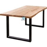 Handmade Rustic Solid Wooden Dining Table Furniture