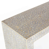 Bone Inlay Console Table