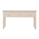 Bone Inlay Console Table