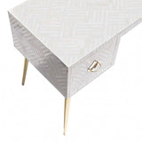 Bone Inlay Console Table